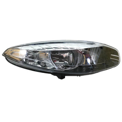 Rechter Scheinwerfer Renault Fluence 2013-16 | 26010-1331R, mit Projektorlinse, elektrischem Leuchtweitenregulierungsmotor, schwarzer Innenrahmen