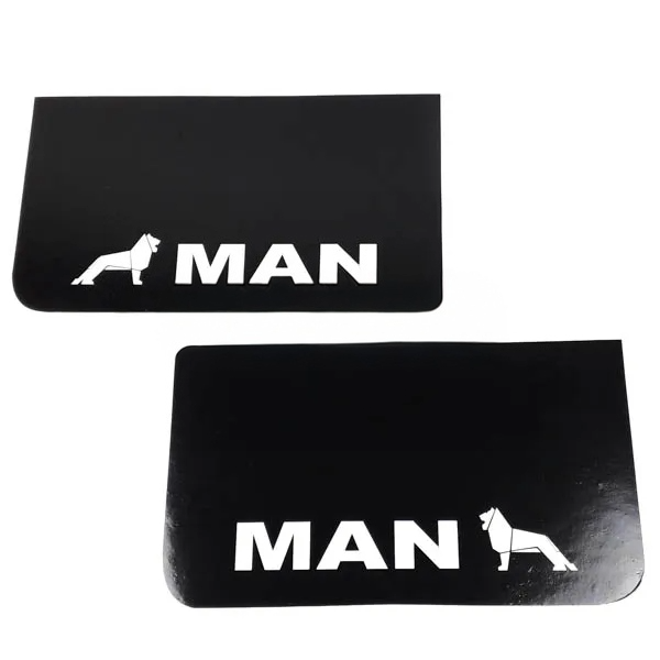 Schmutzfänger Spritzschutz MAN Logo weiß 36x64cm