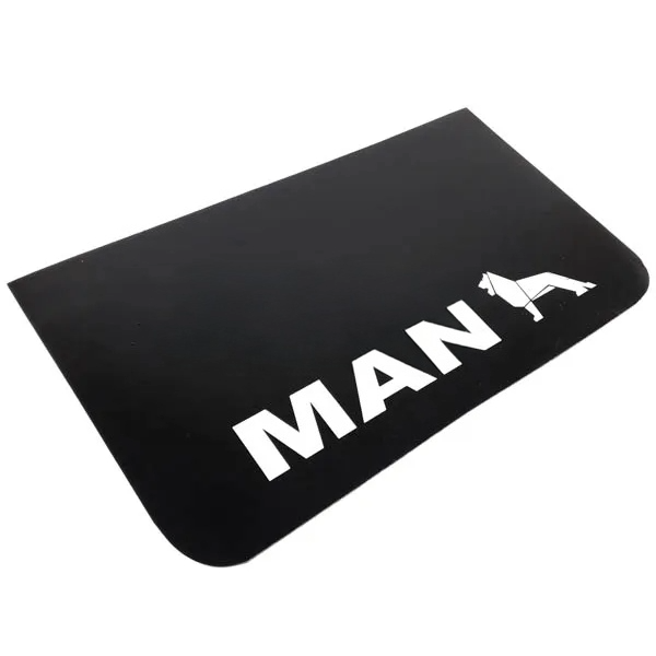 Schmutzfänger Spritzschutz MAN Logo weiß 36x64cm
