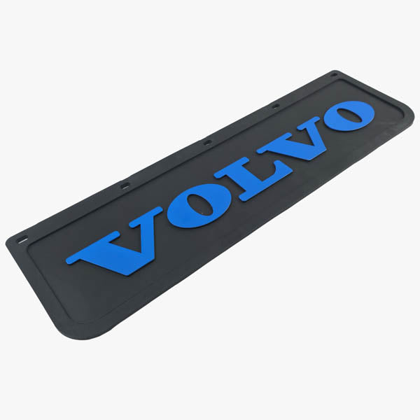 Spritzschutz Schmutzfänger Frontstoßstange Volvo blau Schrift 600x180mm