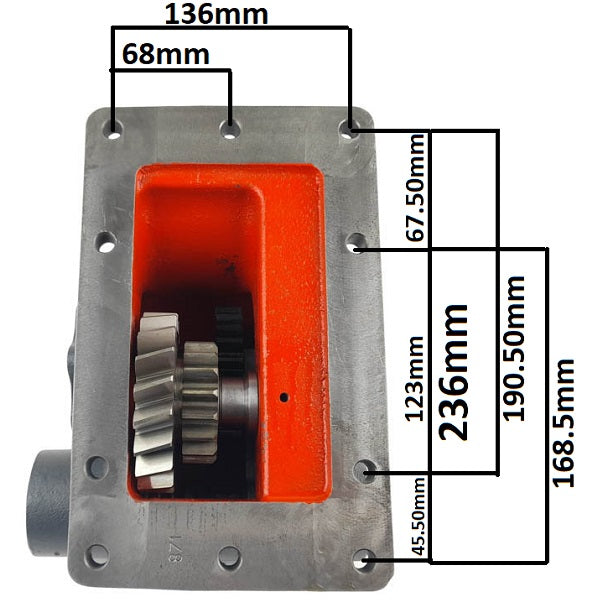 Nebenantrieb Hydraulische Seitenkupplung Scania GR 870 871 | ISO richtig