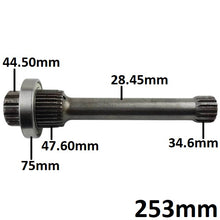 Kardanwelle 253mm PTO Mercedes Actros 12/16/30 Zähne ohne Retarder 60121116