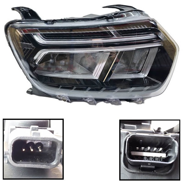 Scheinwerfer rechts Duster 2021-2024 260101613R LED Chromrahmen