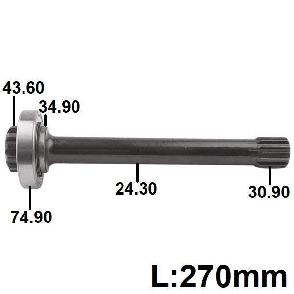 Kippwelle 270mm Getriebe ZF 16S221 151 mit Retarder 15220151271