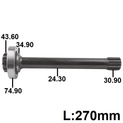 Kippwelle 270mm Getriebe ZF 16S221 151 mit Retarder 15220151271