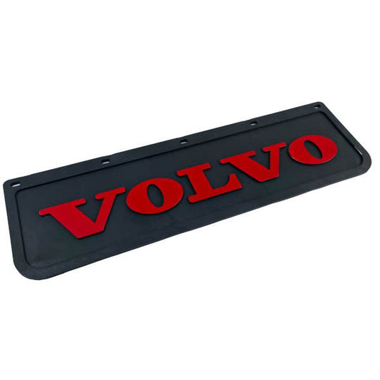 Spritzschutz Schmutzfänger Frontstoßstange Volvo rot Schrift 600x180mm