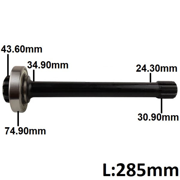 Kippwelle 285mm Getriebe ZF 16S221 151 mit Retarder 15220151285