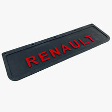 Spritzschutz Schmutzfänger Frontstoßstange Renault rot Schrift 600x180mm