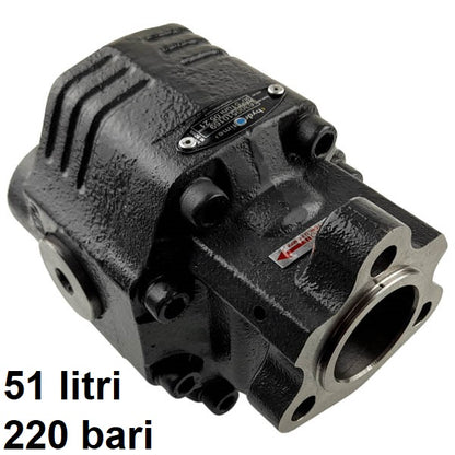 Zahnradpumpe Hydraulik 51L 220bar 3-Loch CW CCW