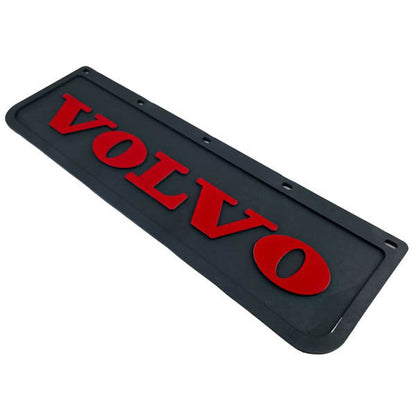 Spritzschutz Schmutzfänger Frontstoßstange Volvo rot Schrift 600x180mm
