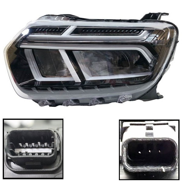 Scheinwerfer links Duster 2021-2024 260602465R LED weißer Rahmen