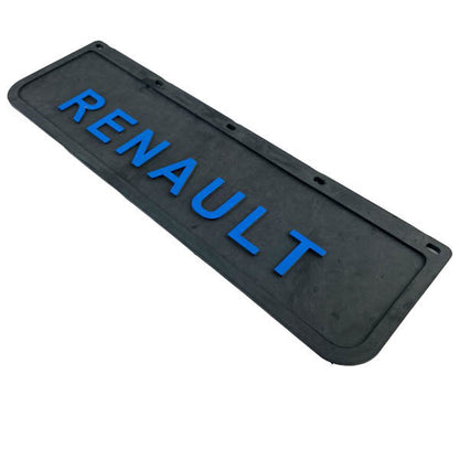 Spritzschutz Schmutzfänger Frontstoßstange Renault blau Schrift 600x180mm