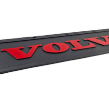 Spritzschutz Schmutzfänger Frontstoßstange Volvo rot Schrift 600x180mm