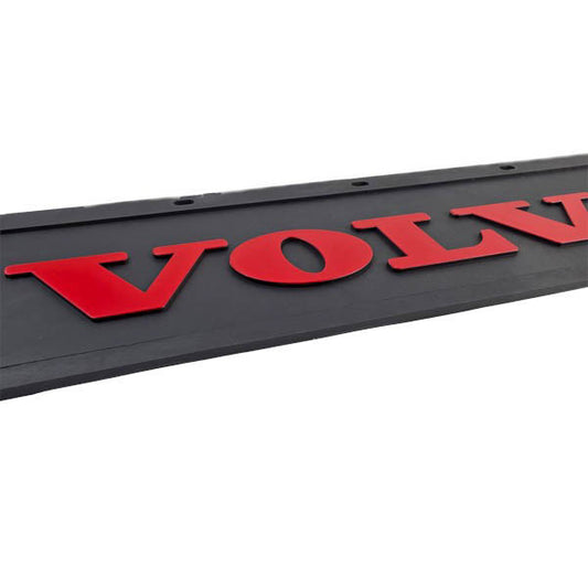 Spritzschutz Schmutzfänger Frontstoßstange Volvo rot Schrift 600x180mm