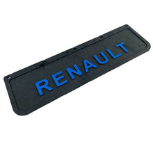 Spritzschutz Schmutzfänger Frontstoßstange Renault blau Schrift 600x180mm