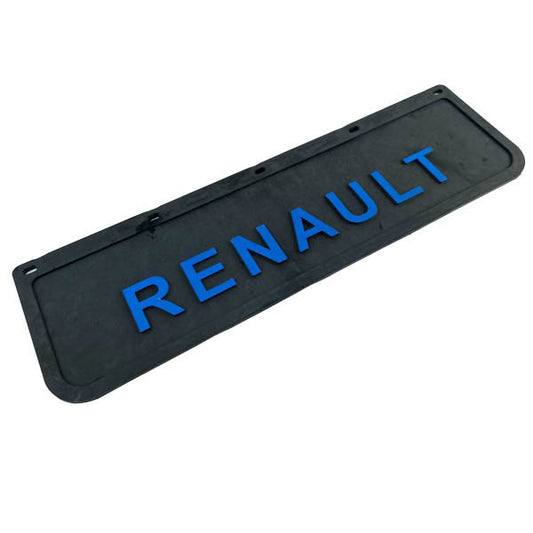 Spritzschutz Schmutzfänger Frontstoßstange Renault blau Schrift 600x180mm