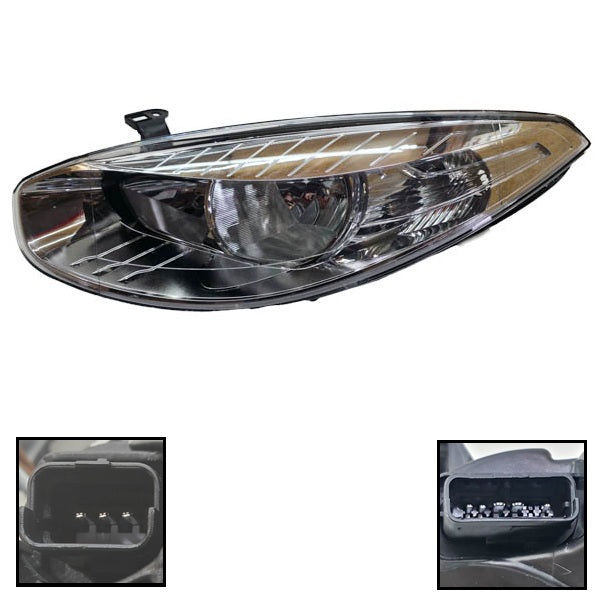 Linker Scheinwerfer Renault Fluence 2010-13 | 26060-8656R, mit elektrischem Leuchtweitenregulierungsmotor