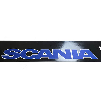 Schmutzfänger Spritzschutz Sattelzug Scania blau auf schwarz 40x240cm