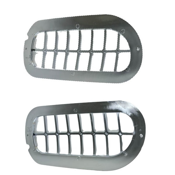 Set Scheinwerferrahmen Grill Mercedes Actros MP2 MP3 Chrom A9438260359 A9438260259