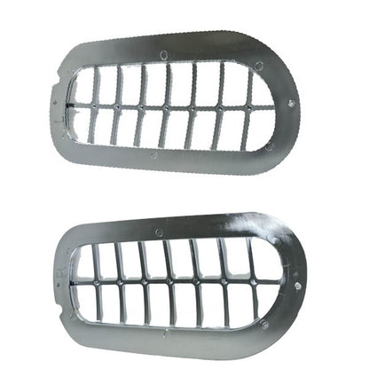 Set Scheinwerferrahmen Grill Mercedes Actros MP2 MP3 Chrom A9438260359 A9438260259