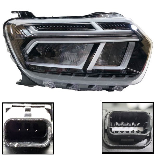 Scheinwerfer rechts Duster 2021-2024 260106194R LED weißer Rahmen