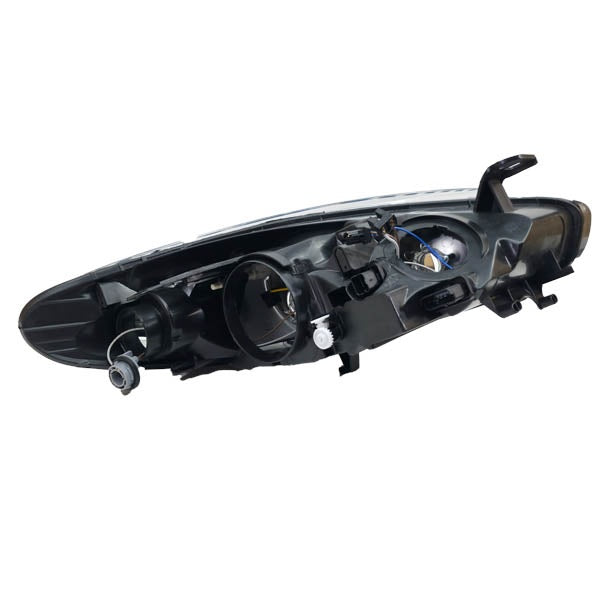 Linker Scheinwerfer Renault Fluence 2013-16 | 26060-0738R, mit Projektorlinse, elektrischem Leuchtweitenregulierungsmotor, schwarzer Innenrahmen