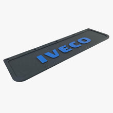 Spritzschutz Schmutzfänger Frontstoßstange Iveco blau Schrift 600x180mm
