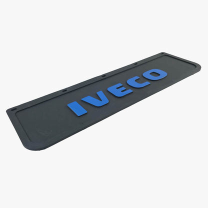 Spritzschutz Schmutzfänger Frontstoßstange Iveco blau Schrift 600x180mm