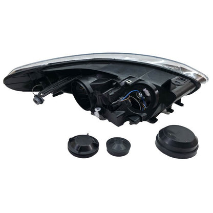 Linker Scheinwerfer Renault Fluence 2013-16 | 26060-0738R, mit Projektorlinse, elektrischem Leuchtweitenregulierungsmotor, schwarzer Innenrahmen