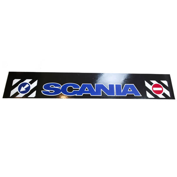 Schmutzfänger Spritzschutz Sattelzug Scania blau auf schwarz 40x240cm
