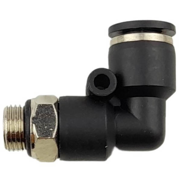 Kunststoff Steckverbinder L Kupplung 6mm Außengewinde 1/8 Zoll
