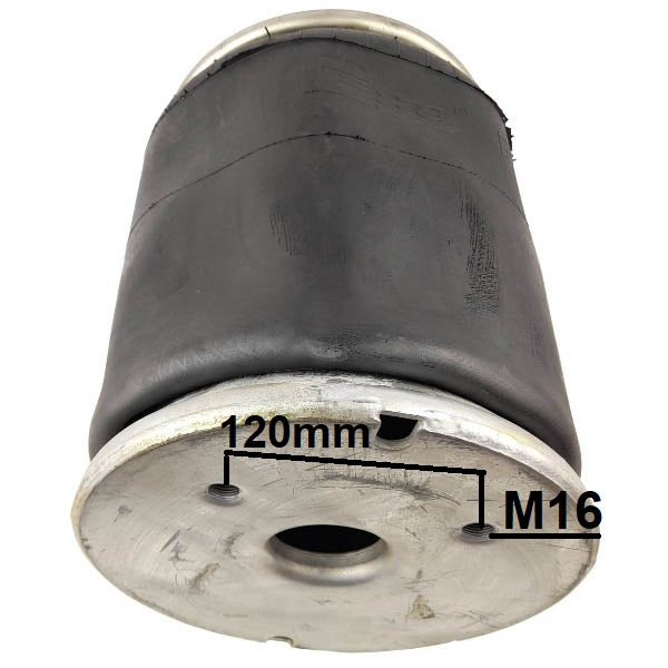 Luftfederbalg Sattelauflieger Cardi Zorzi Viberti | 391209K, 1R12703, mit Metallkolben, links, rechts