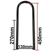 Sattelfederklemme mit ROR-Achse | 21206225 | M22 x 130 x 452,5 mm