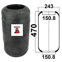 Luftfederbalg MAN TGA TGS TGX | 81436010162,81436010163, 1888N, ohne Kolben, Standard
