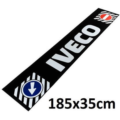 Schmutzfänger Spritzschutz hinten Iveco Daily 35x185cm Schrift Verkehrszeichen