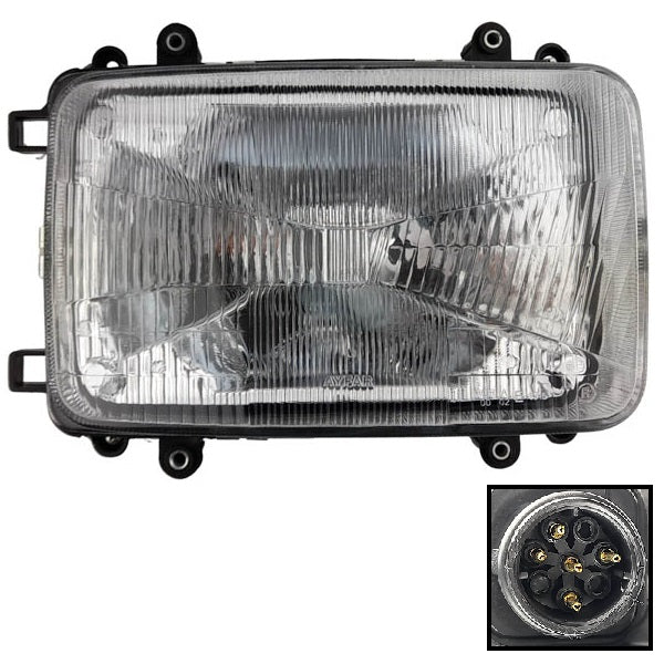 Rechter Scheinwerfer DAF F 65/ 75/ 85 CF, 1227609, 1283232, 1293369, 1293373 | 1992-2000