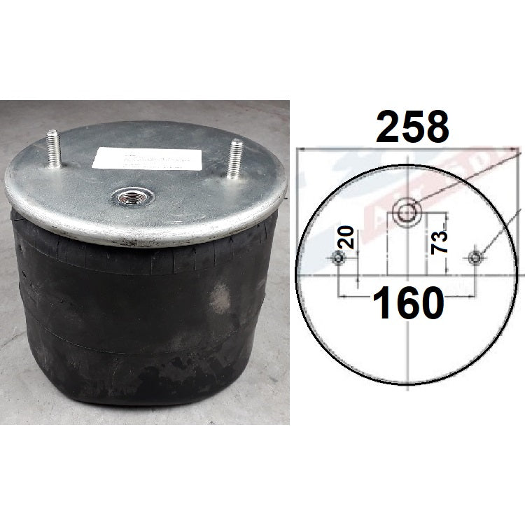 Luftfederbalg Sattelauflieger Gigant | 344007-01, 4007NP01, ohne Kolben, Standard