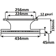 Hintere Bremsscheibe Renault Premium Magnum | 5010422264, 5010422364