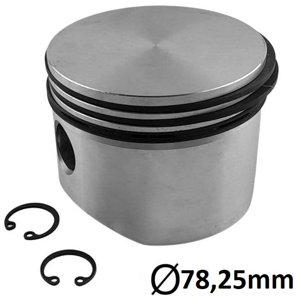 Kompressor Kolben mit Ringen 78,25x2,5x2,5x4 Renault Midlum Reparaturmaß 1