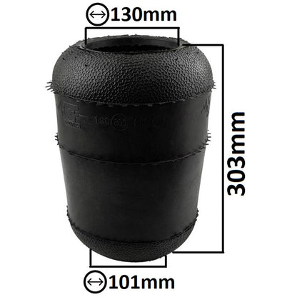 Luftfeder Kabinenlagerung Iveco | 817N, 08137291, 1SC260-30, 8137291, 7.12023