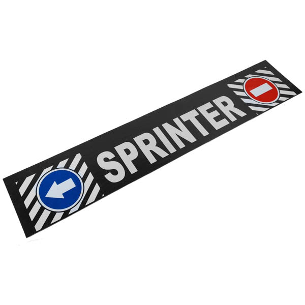 Schmutzfänger Spritzschutz hinten Mercedes Sprinter 35x185cm Gummi