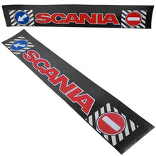 Scania Auflieger Kotflügel rot auf schwarz | 40 x 240 cm