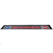 Scania Auflieger Kotflügel rot auf schwarz | 40 x 240 cm