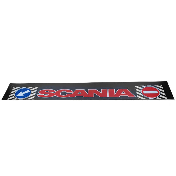 Scania Auflieger Kotflügel rot auf schwarz | 40 x 240 cm