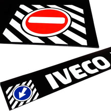 Schmutzfänger Spritzschutz hinten Iveco Daily 35x200cm Schrift Verkehrszeichen