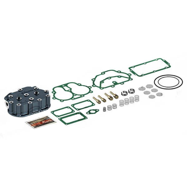 Zylinderkopf, Deckel, Dichtungen, Schaufeln, Kompressorventile KZ433 Volvo