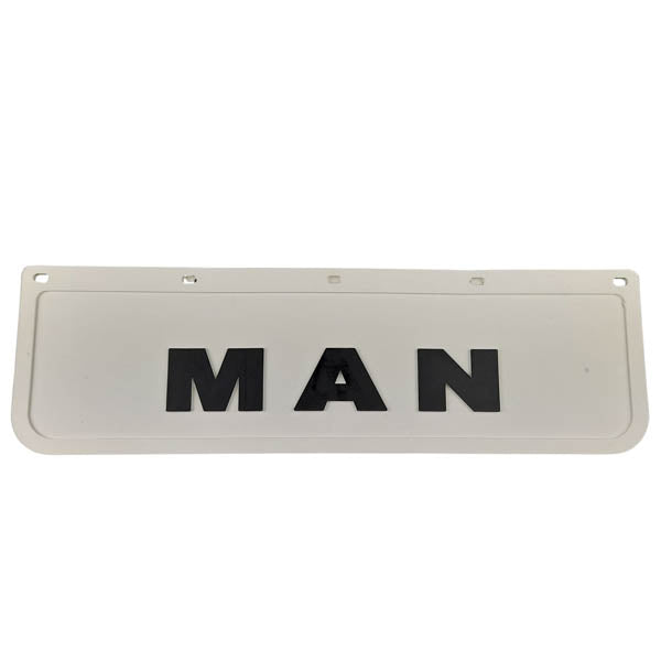 Spritzschutz Schmutzfänger weiß Frontstoßstange MAN 600x180mm