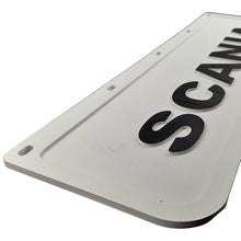 Spritzschutz Schmutzfänger weiß Frontstoßstange Scania 600x180mm
