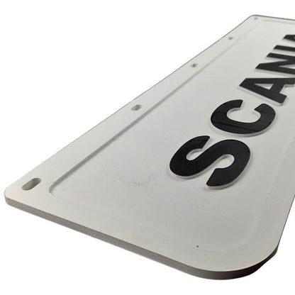 Spritzschutz Schmutzfänger weiß Frontstoßstange Scania 600x180mm