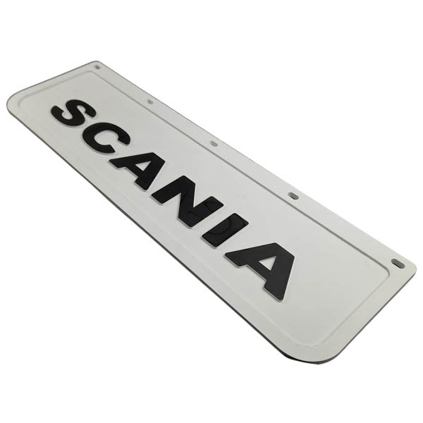 Spritzschutz Schmutzfänger weiß Frontstoßstange Scania 600x180mm